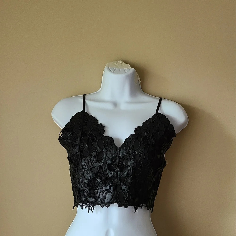 Nwt "Say what" junior Bralette Sz.L black - Picture 2 of 15